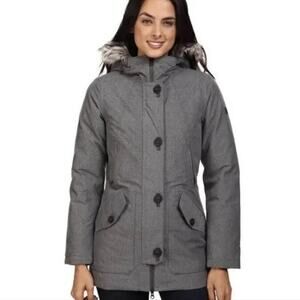 The North Face Mauna Kea Down Parka Jacket Coat Heather Grey ~ Extra Small